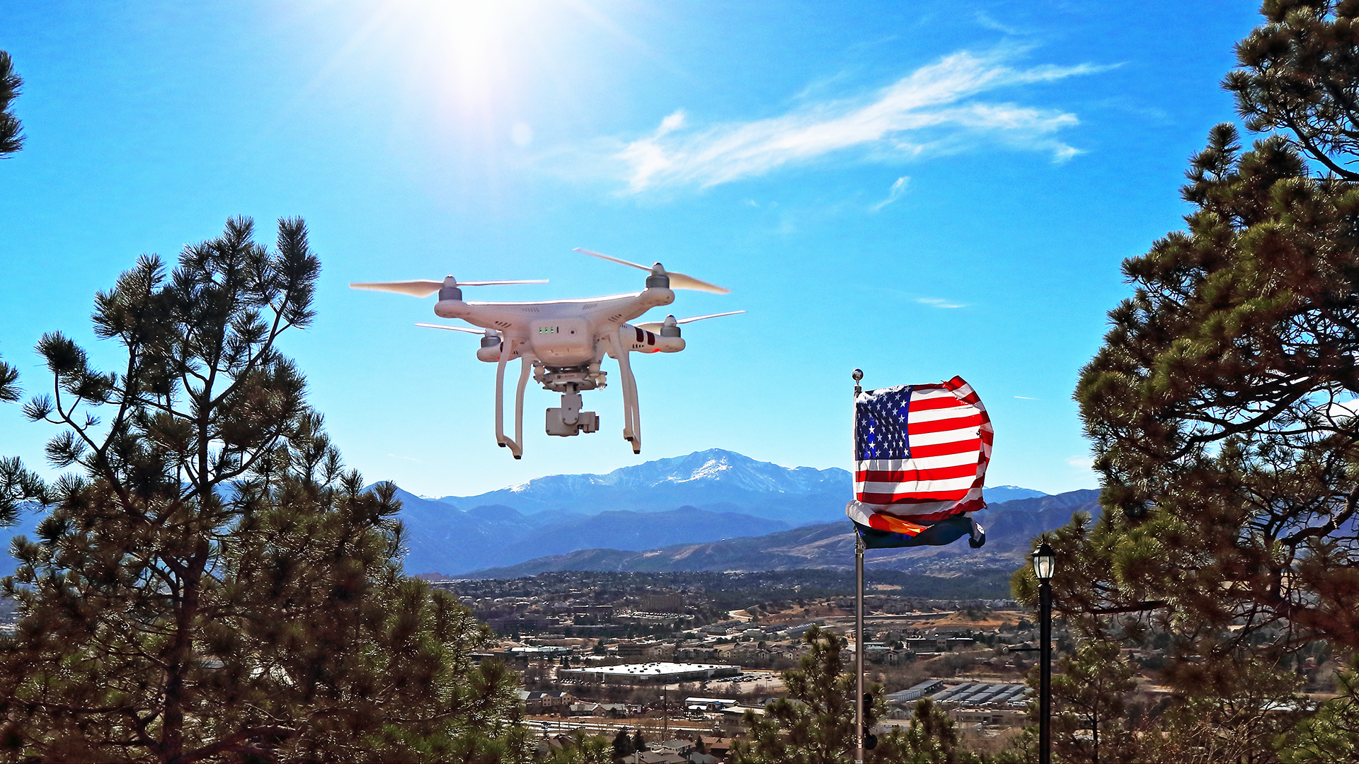 Drone Pikes Peak